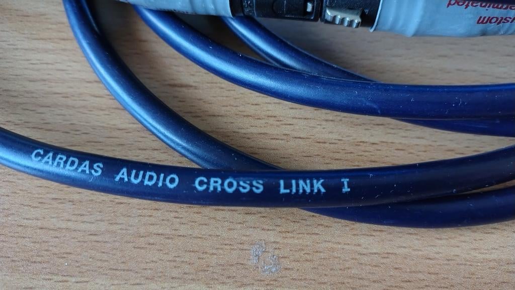 Cardas crosslink xlr, Audio, Tv en Foto, Audiokabels en Televisiekabels, Ophalen of Verzenden, Zo goed als nieuw, Minder dan 2 meter