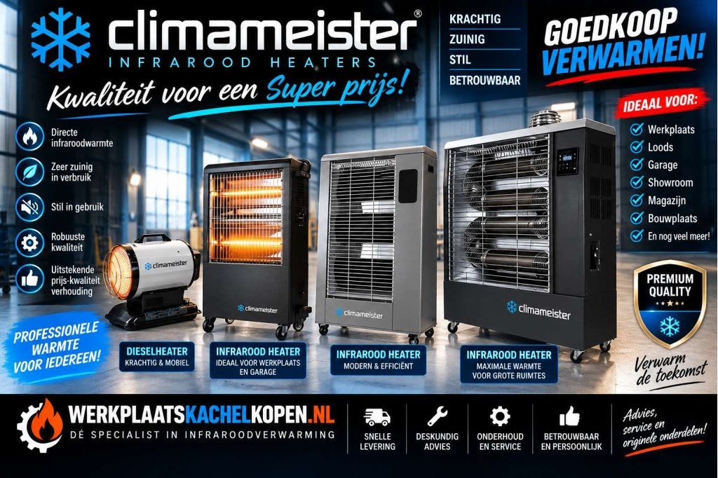 Diesel of Elektrische infrarood Heater Verwarming Kachel