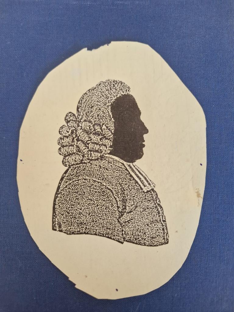 Silhouet portretje predikant Ewaldus Kist 1762 -1822, Antiek en Kunst, Curiosa en Brocante, Ophalen of Verzenden