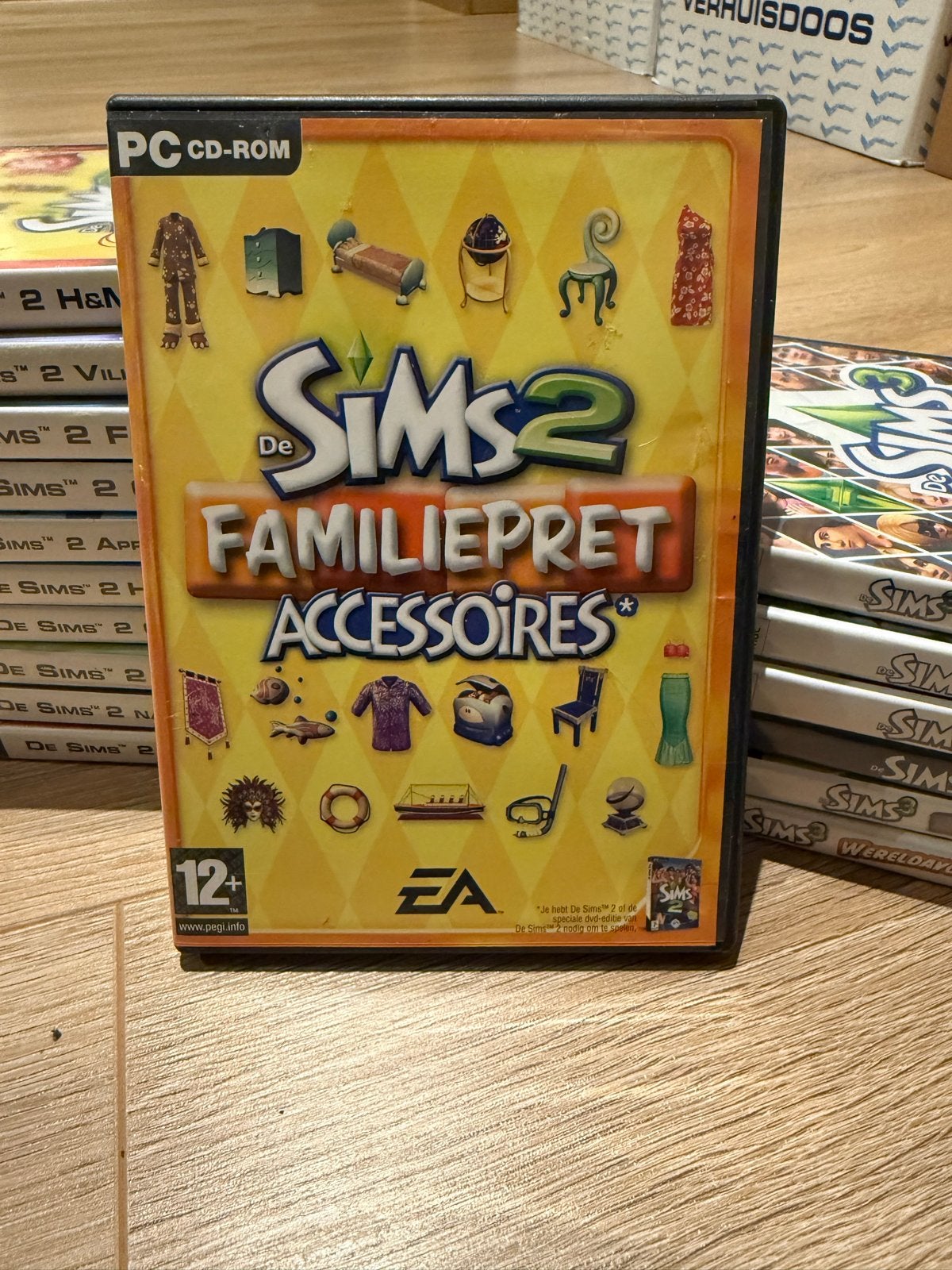 De Sims 2: Familiepret Accessoires PC CD-ROM, Gebruikt, 1 speler, Ophalen of Verzenden, Vanaf 12 jaar