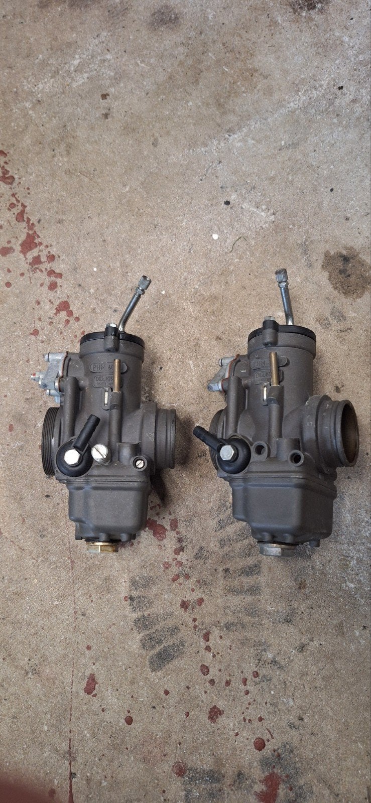 Set Dell Orto PHM 40 carburateurs met acceleratie pomp, Ophalen of Verzenden, Gebruikt