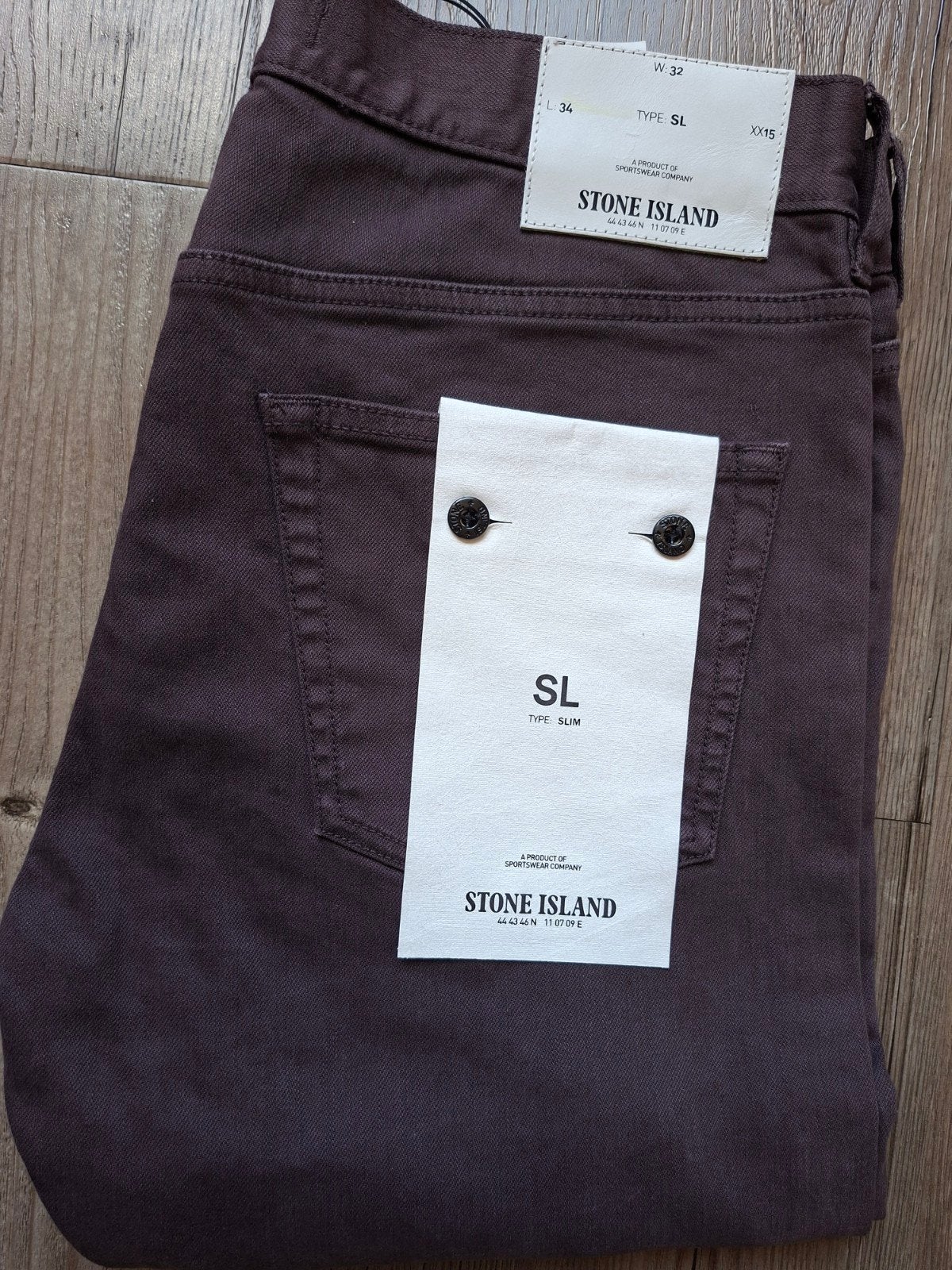 Ston* Isl*nd slimfit jeans maat W32 L34, Ophalen of Verzenden, Nieuw, W32 (confectie 46) of kleiner, Stone Island