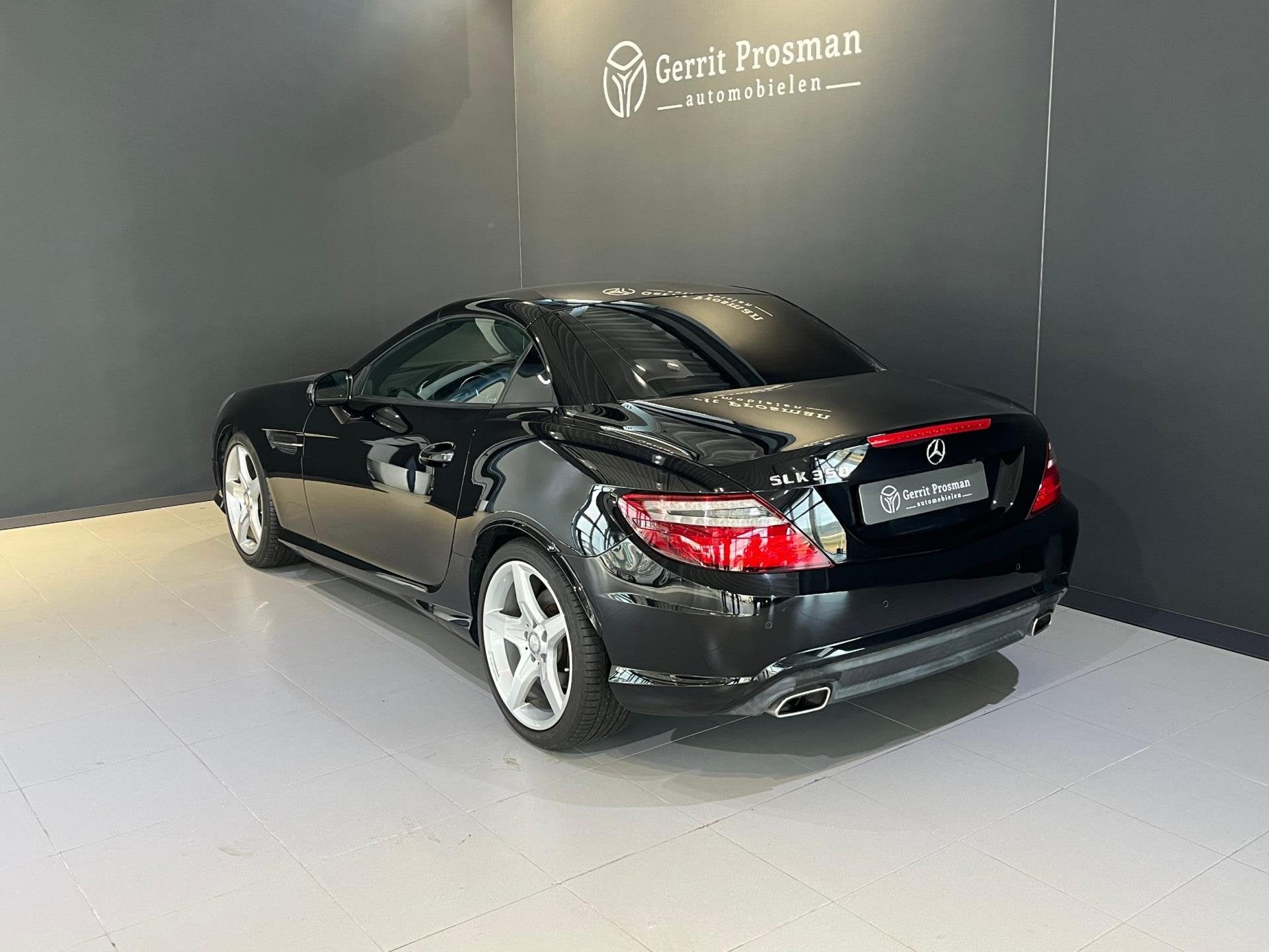 Mercedes-Benz SLK-klasse 350 Prestige Plus AMG Sport Edition, Automaat, Achterwielaandrijving, Zwart, Cabriolet