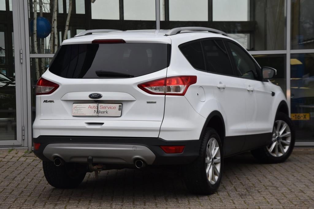 Ford Kuga 1.5 Titanium Airco Nav. Camera Pdc Leder Trekhaak, Auto's, Ford, Leder en Stof, Wit, Origineel Nederlands, Bedrijf