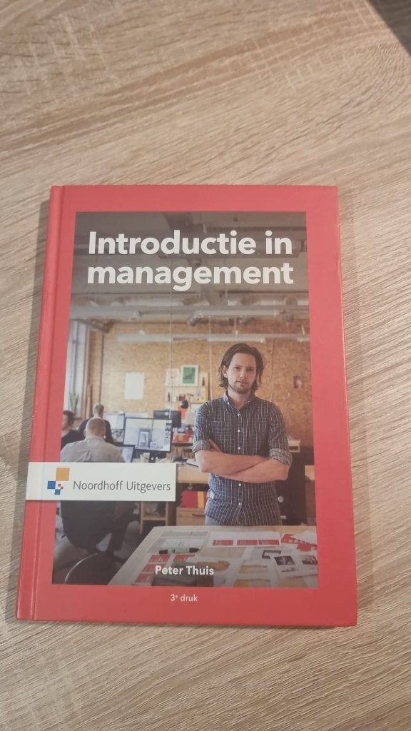 Introductie in management, Verzenden, HBO, Zo goed als nieuw, Peter Thuis