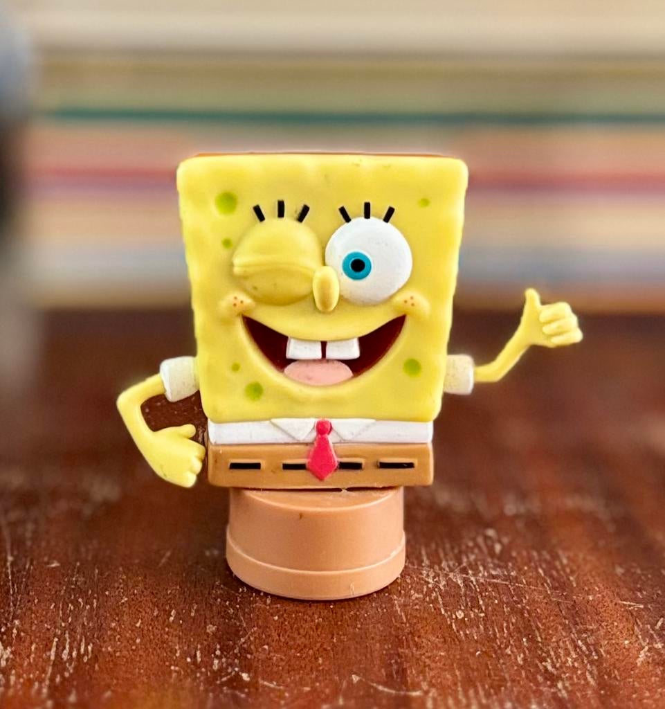 Spongebob Figuur - Vrolijke Blikvanger, Ophalen of Verzenden, Gebruikt, Jongen of Meisje