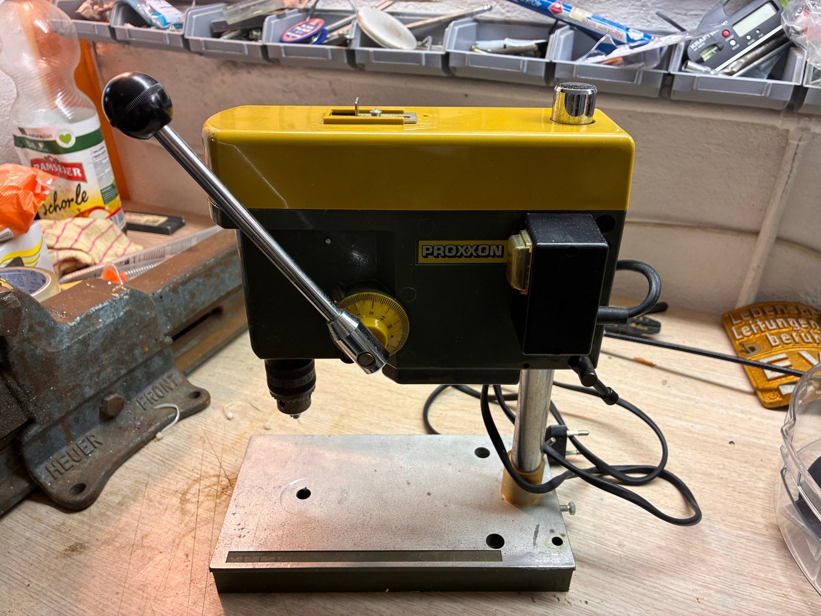 Proxxon Kolomboormachine TBS 220 - Gebruikt, goede staat, Ophalen, Gebruikt, Minder dan 400 watt, Kolomboormachine