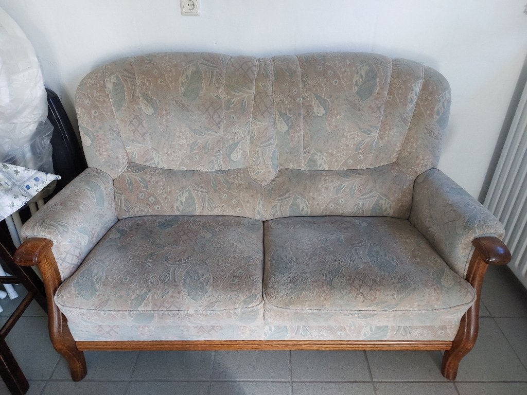2 zits-bankje gratis, Ophalen, Hout, 150 tot 200 cm, Vintage