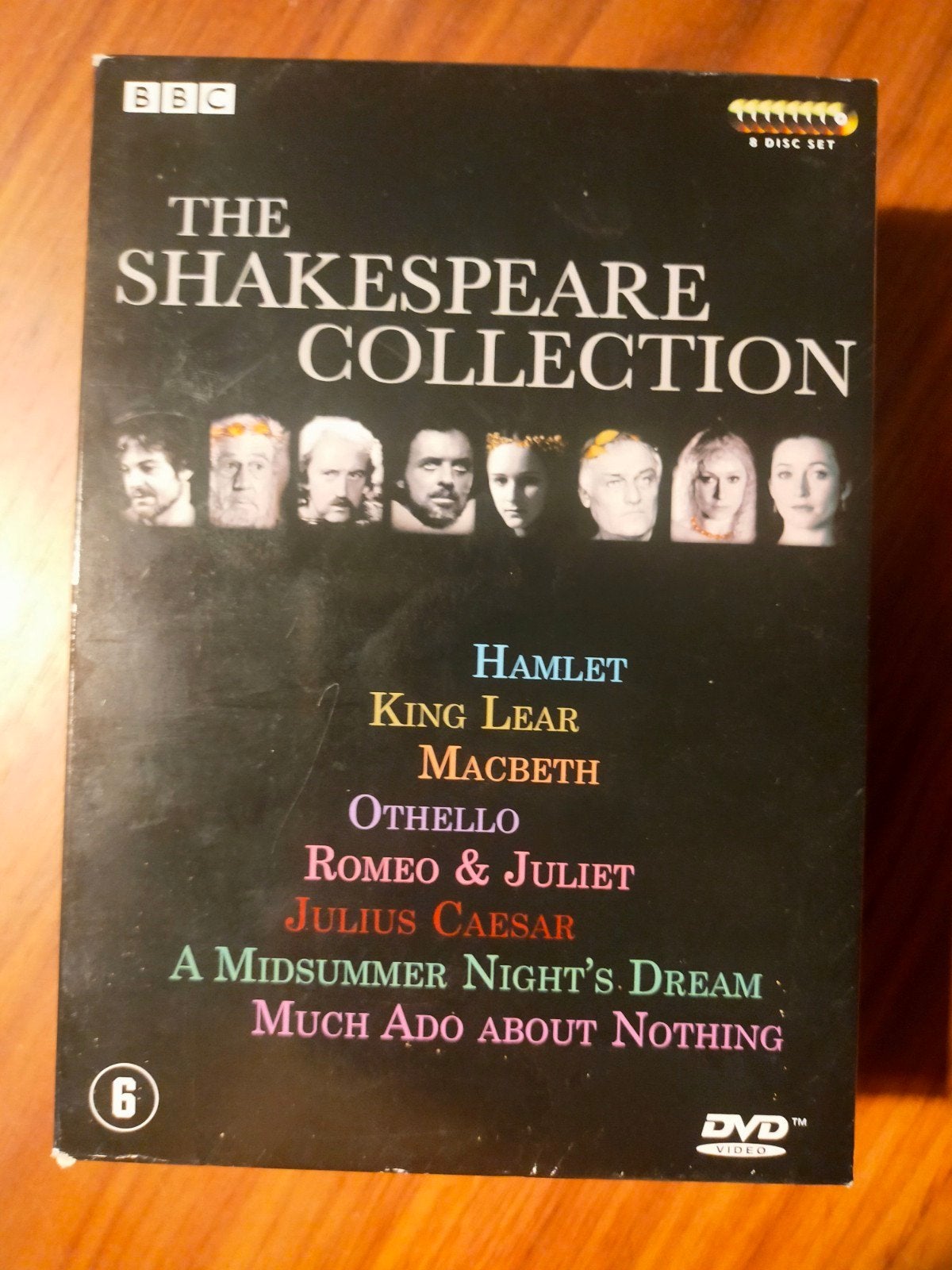 SHAKESPEARE box 1 - met 8 klassieke uitvoeringen (BBC), Alle leeftijden, Boxset, Drama, Ophalen of Verzenden