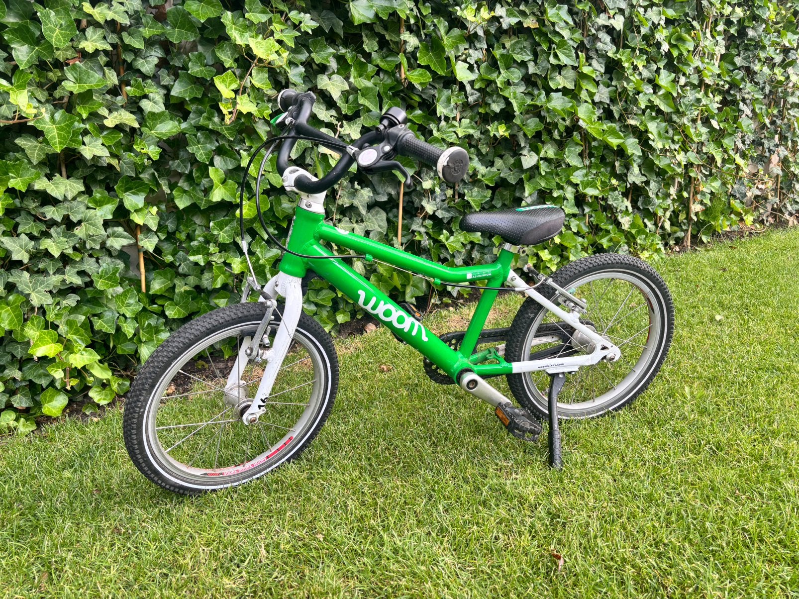 Woom 3 fiets groen, Fietsen en Brommers, Ophalen, Gebruikt, 16 tot 20 inch