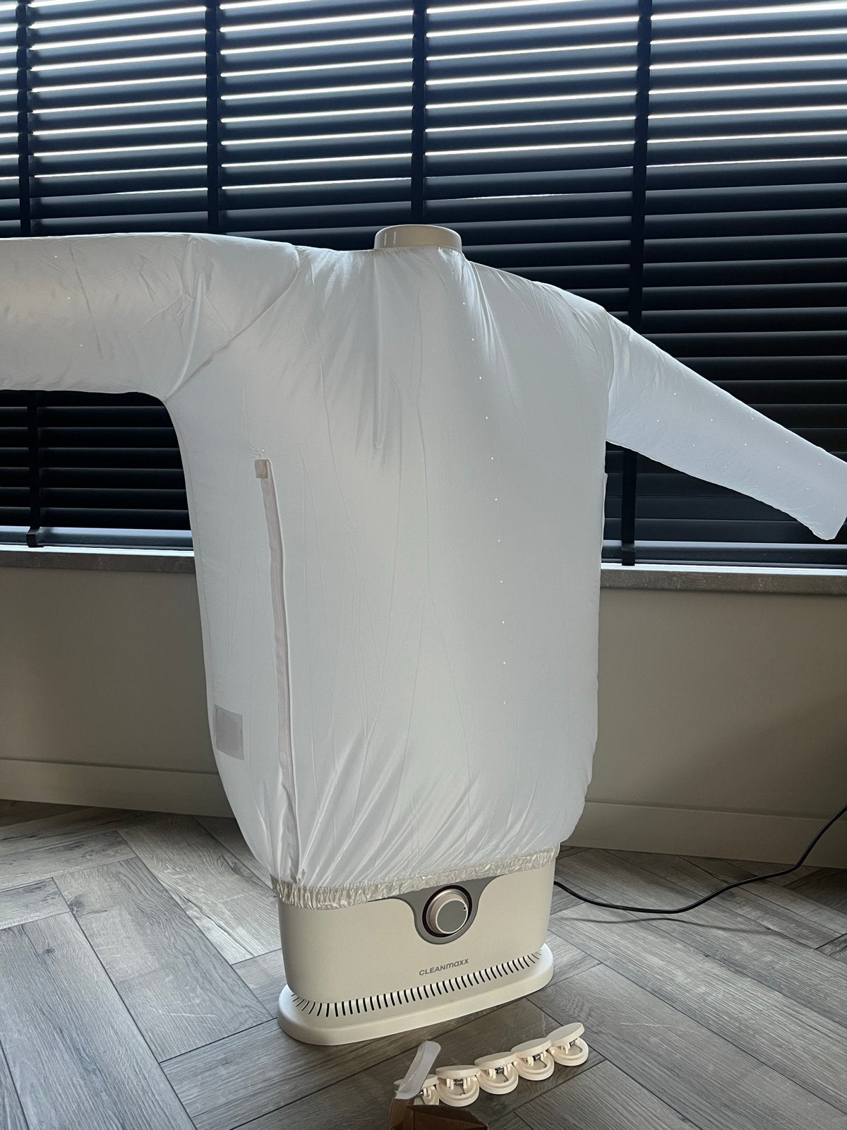 Cleanmaxx Kledingstomer - Stoomt en droogt kleding, Witgoed en Apparatuur, Ophalen, Zo goed als nieuw, Kledingstomer