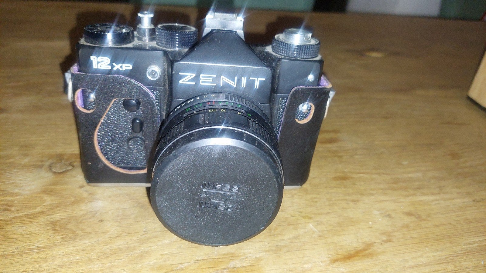 Zenit12 XP Analoge Spiegelreflexcamera met Helios-44M-4 lens, Verzenden, Gebruikt, Spiegelreflex, Overige Merken