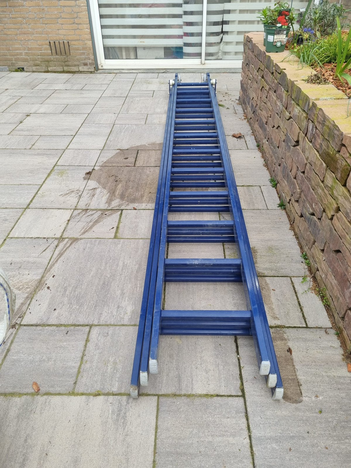ladder, Ophalen, Gebruikt, Ladder, Opvouwbaar of Inschuifbaar