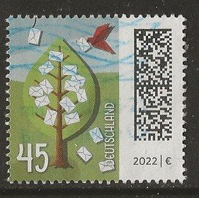 Duitsland 234, boom voor GWD52, Verzenden, 1990 tot heden, Gestempeld