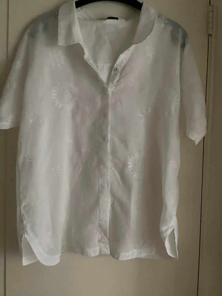 Le jean de Marithe + Francois Girbaud blouse maat M, Kleding | Dames, Ophalen of Verzenden, Nieuw, Maat 38/40 (M), Wit