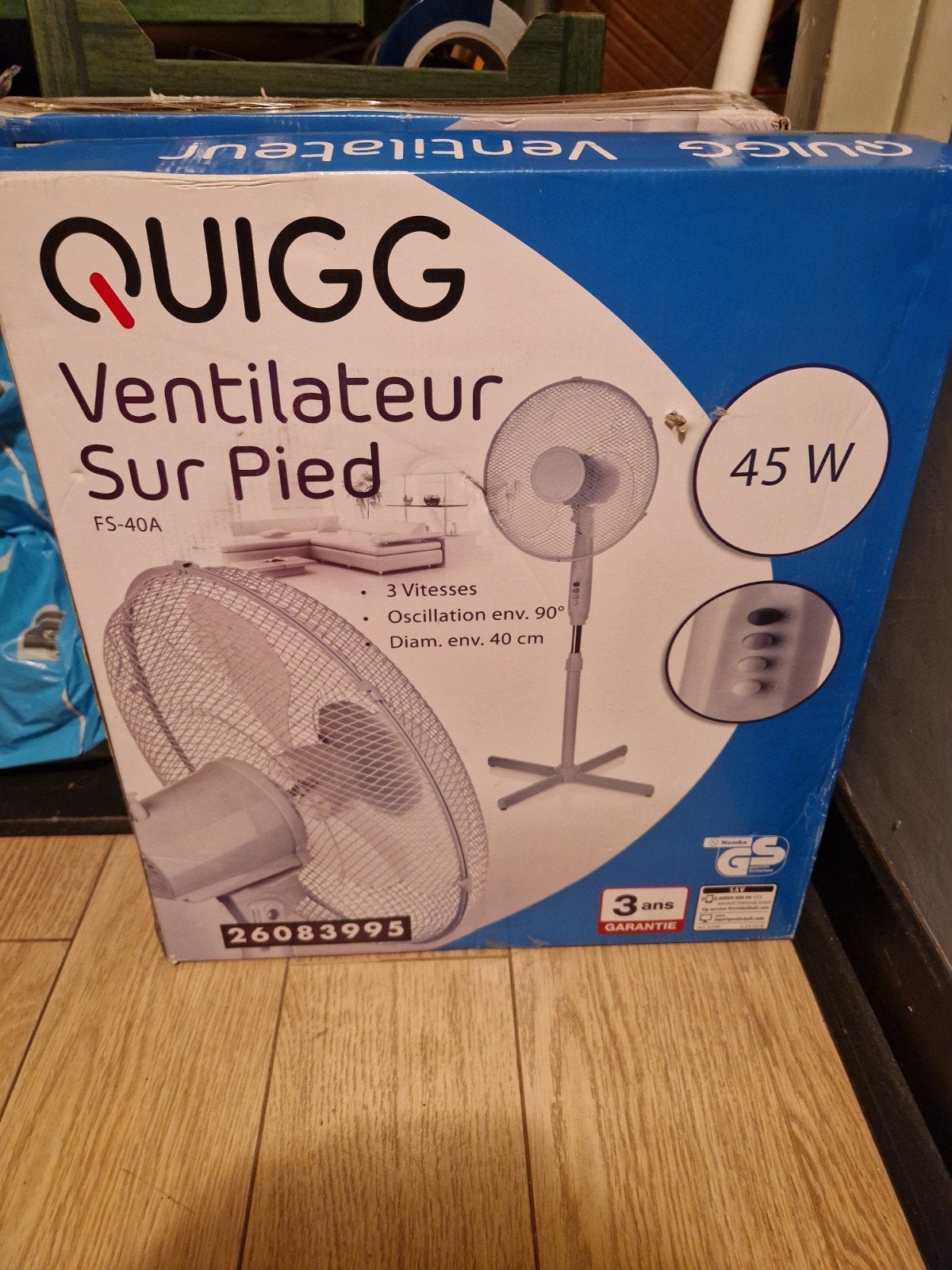 2 x ventilator nieuw in doos, Ophalen of Verzenden, Nieuw, Tafelventilator