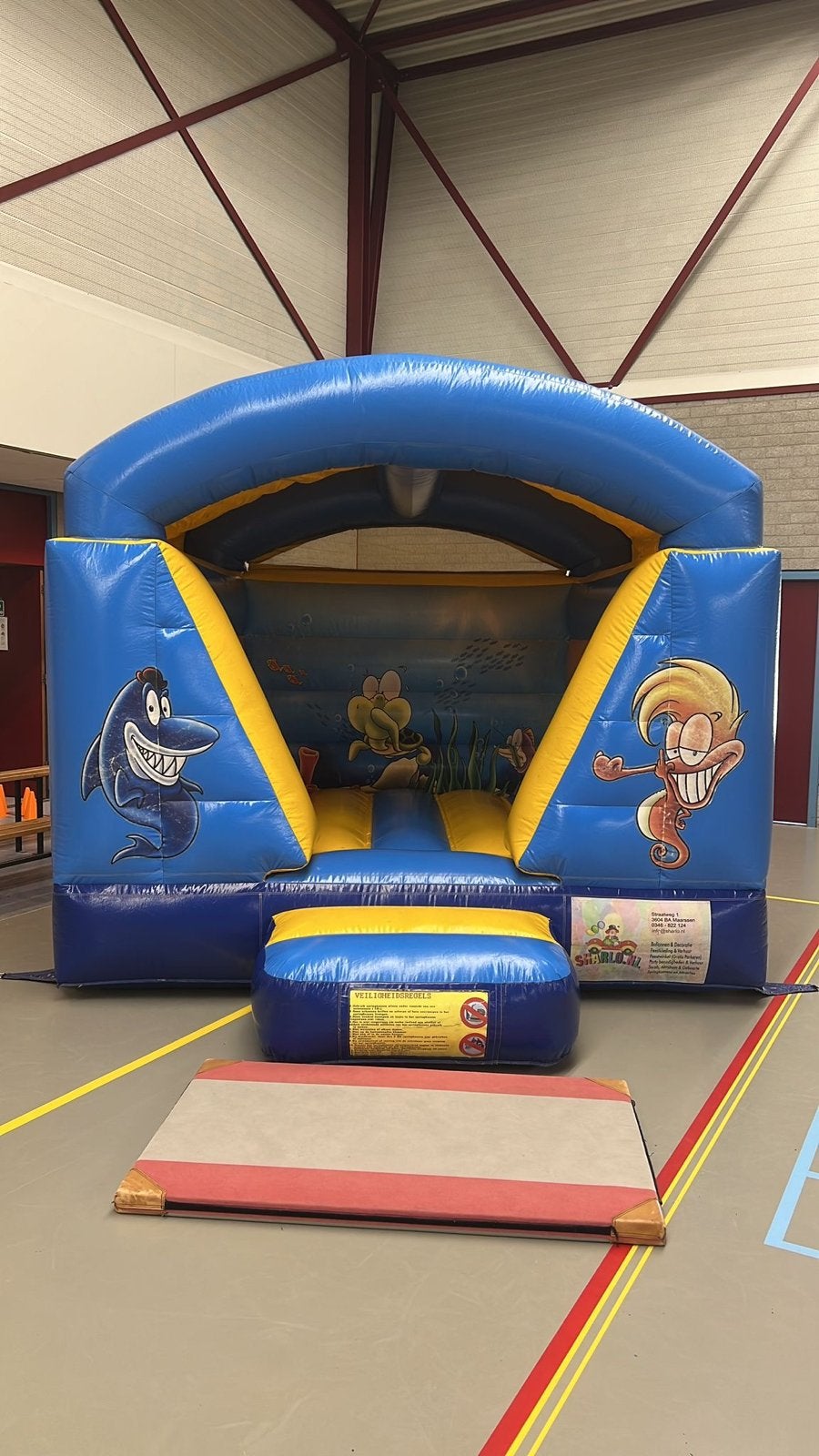 Springkussen Seaworld - Plezier voor Kinderfeestjes!, Ophalen, Gebruikt