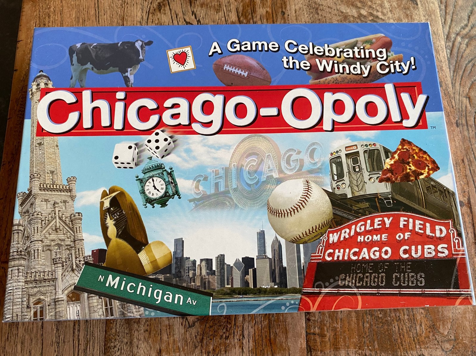 Monopoly Chicago, Chicago-Opoly, nieuwstaat, Ophalen of Verzenden, Zo goed als nieuw