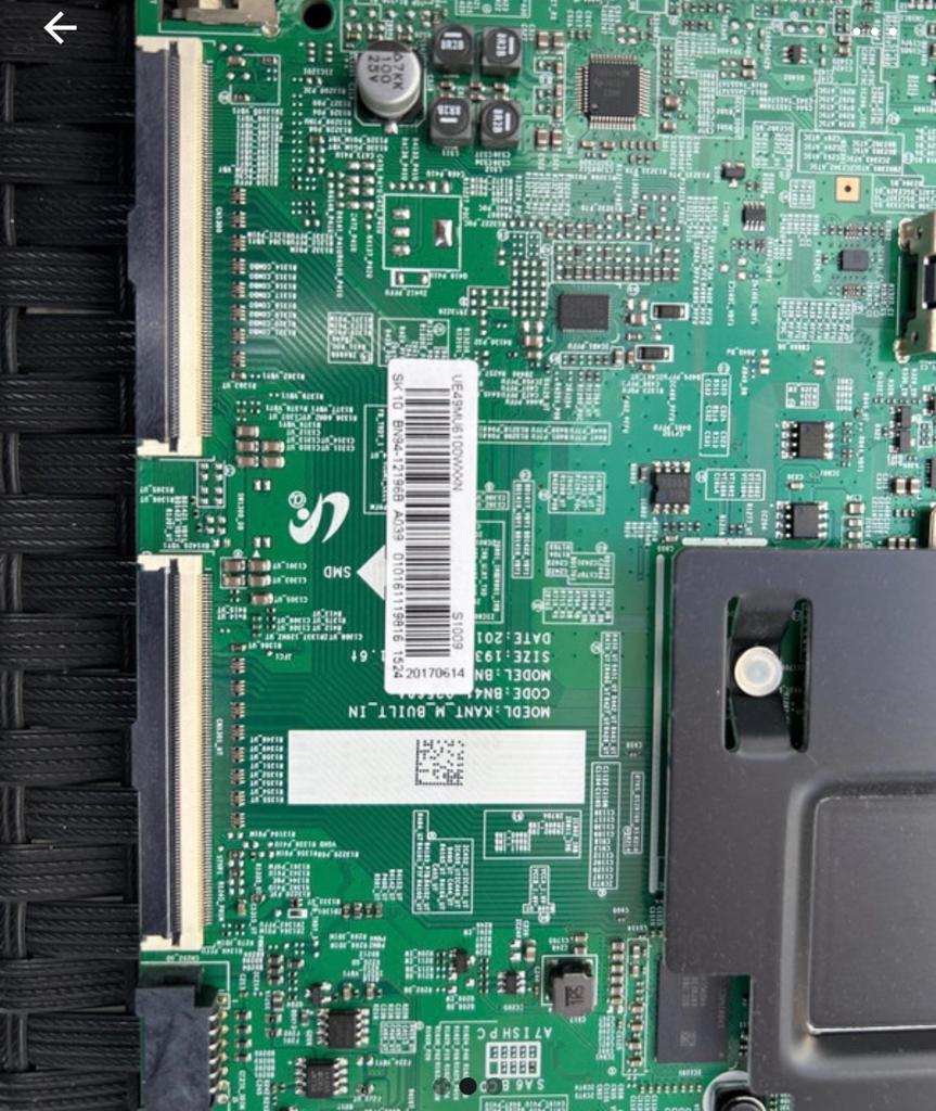 Mainboard Samsung TV UE49MU6100W (Getest & Werkend), Ophalen of Verzenden
