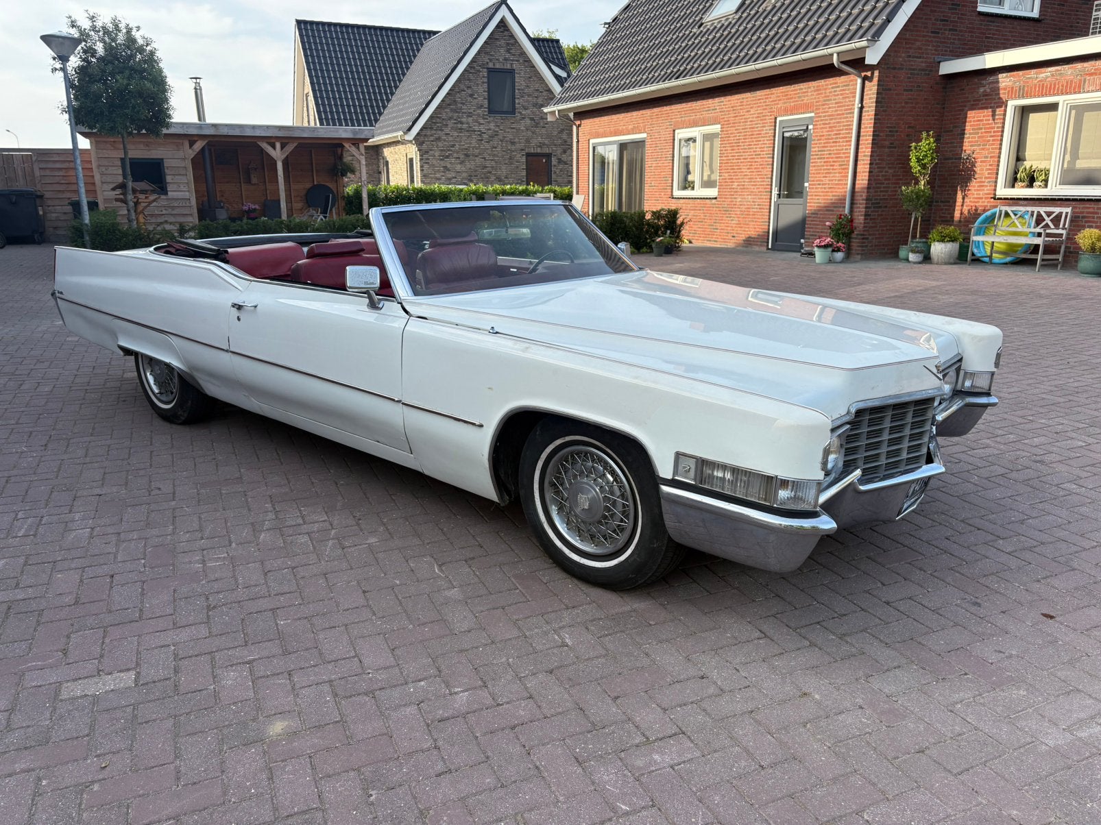 Cadillac 1969 Wit, Auto's, Cadillac, Automaat, 435 pk, 2165 kg, 8 cilinders