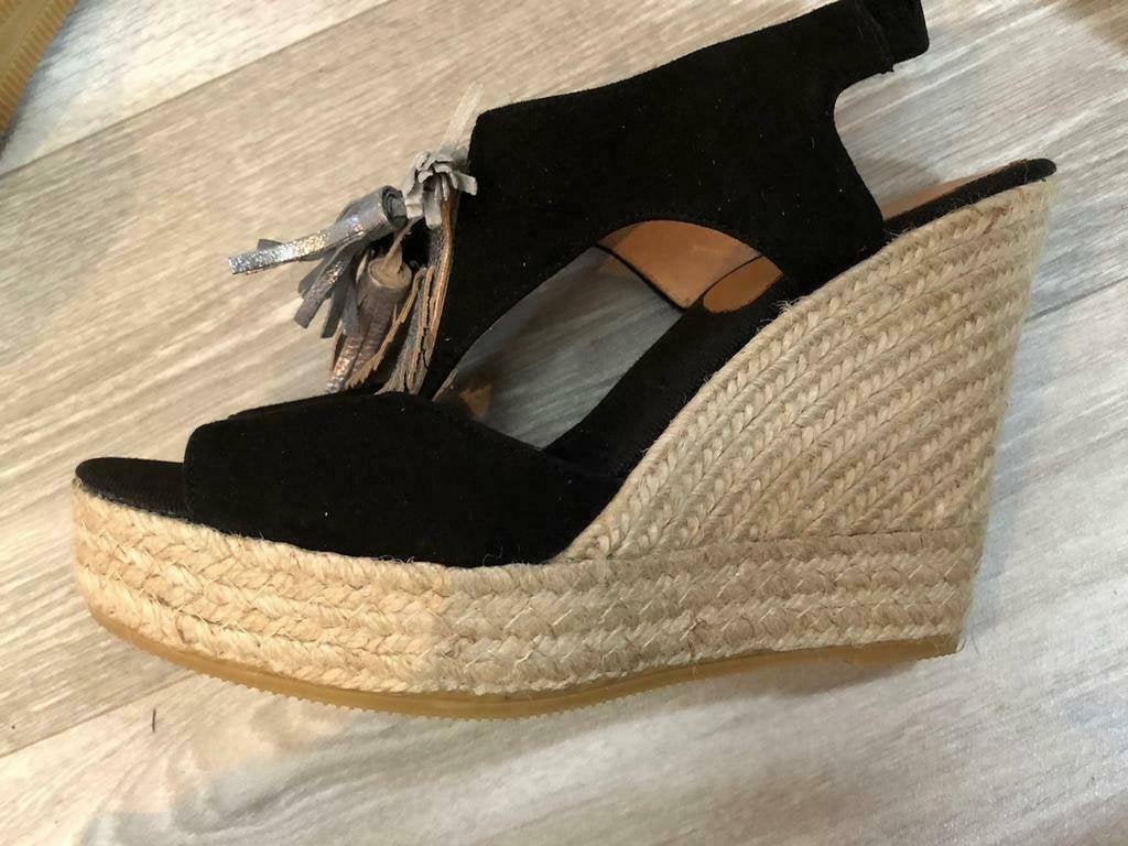 Nieuwe zwarte sandalen van Omoda, maat 40., Verzenden, Zwart, Omoda, Nieuw