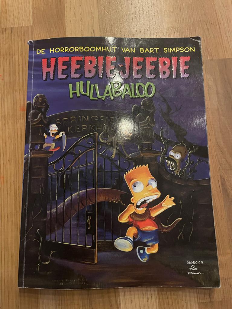 De Horrorboomhut van Bart Simpson: Heebie Jeebie Hullabaloo, Boeken, Stripboeken, Eén stripboek, Ophalen of Verzenden, Gelezen