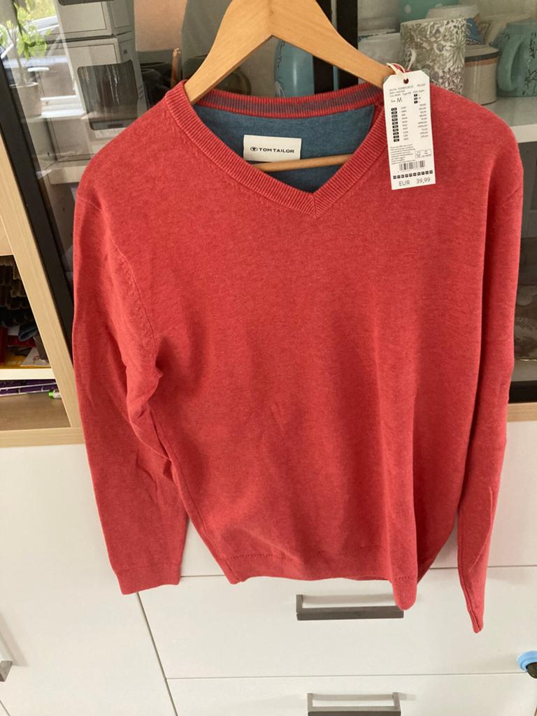 Herentrui (koraal)rood, nieuw met prijskaartje, Ophalen of Verzenden, Nieuw, Maat 48/50 (M), Rood