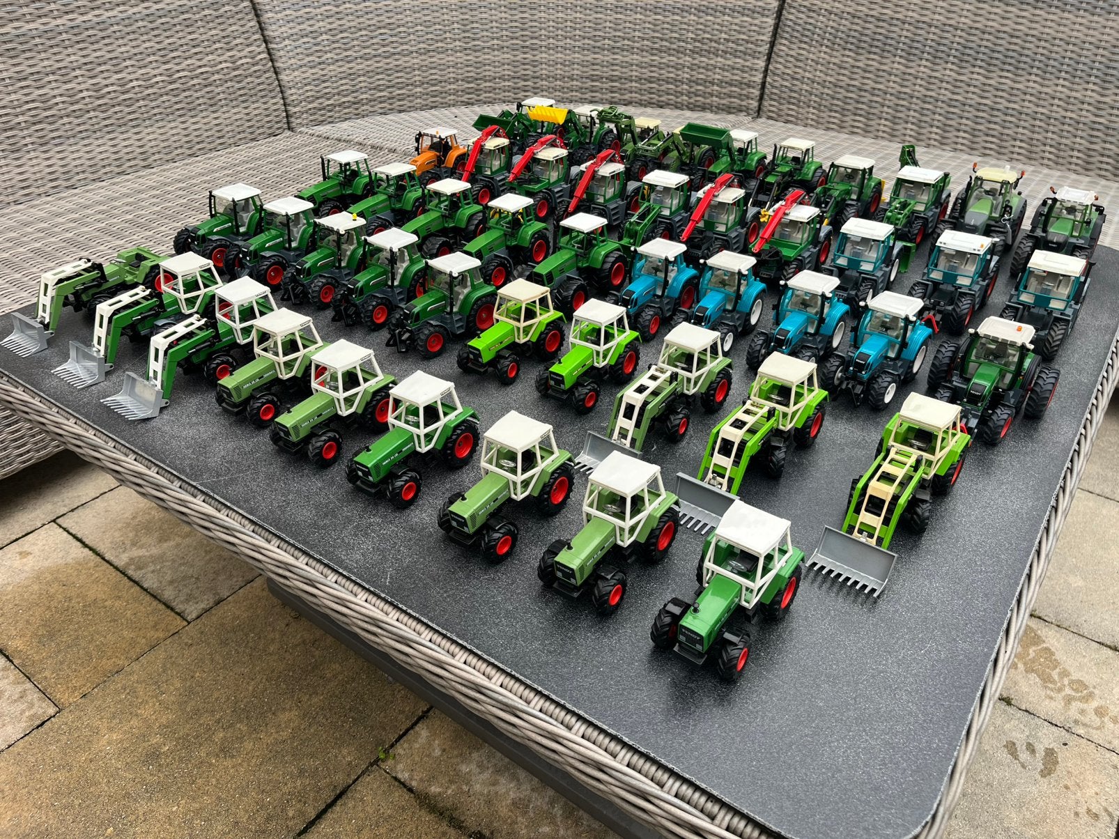 Hele grote partij Fendt tractors Siku 49 stuks !, Ophalen of Verzenden, Zo goed als nieuw, Tractor of Landbouw, SIKU