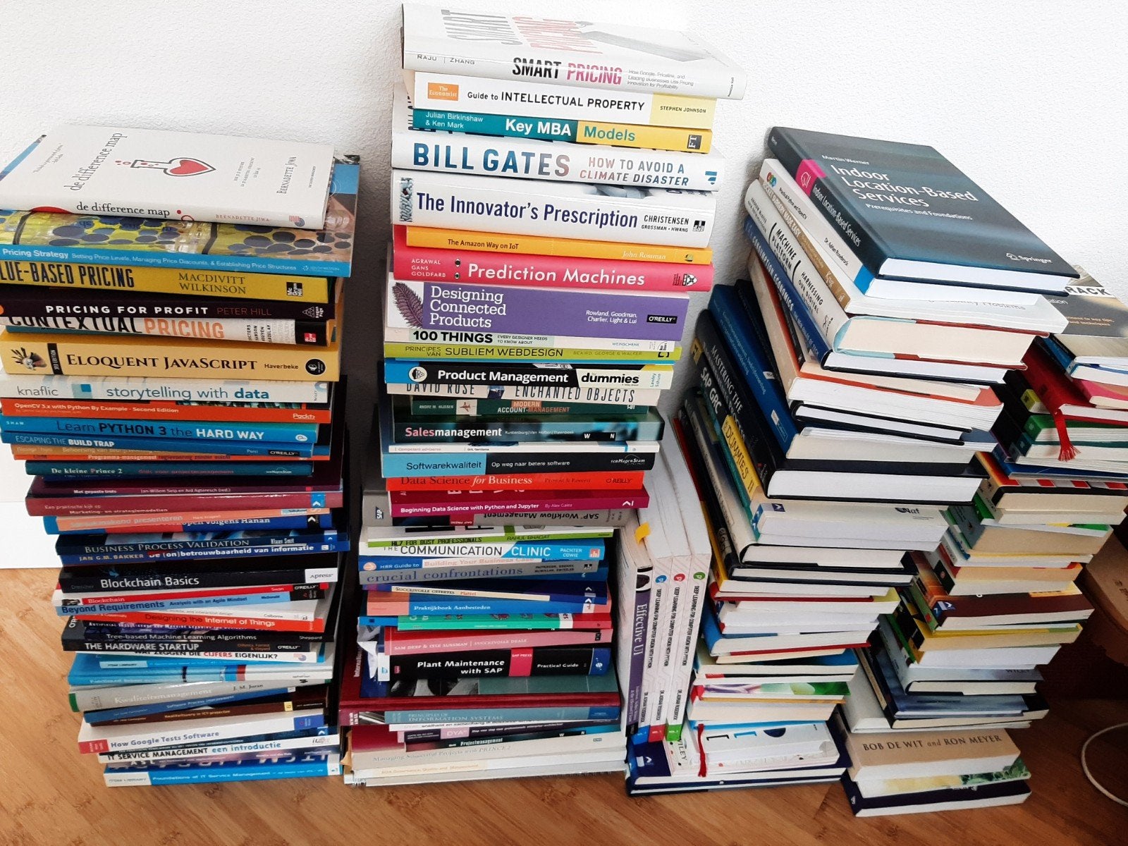 Grote partij studieboeken: IT, Business, Marketing, Data, Diverse auteurs, HBO, Gamma, Ophalen