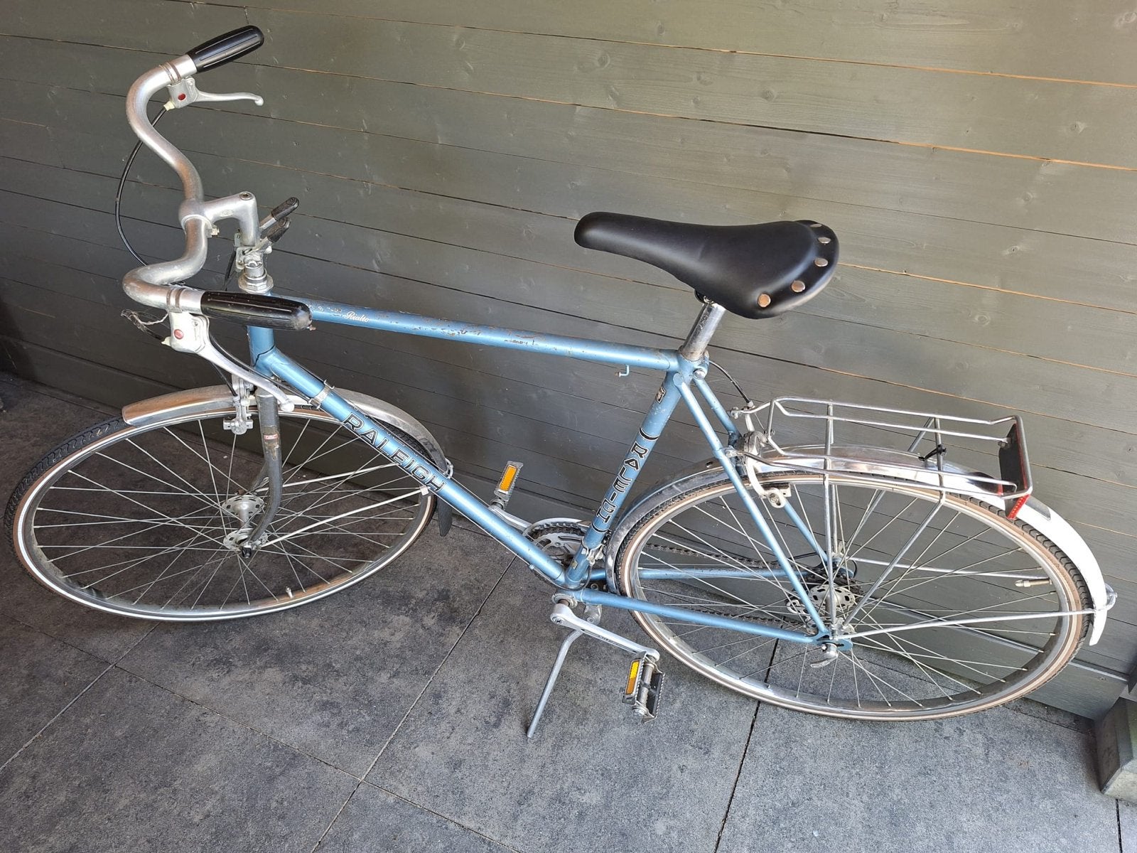 Raleigh rialto fiets, Minder dan 10 versnellingen, Gebruikt, Staal, Heren