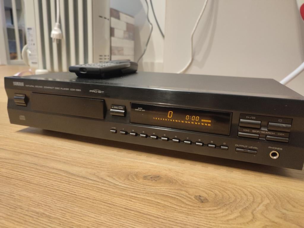 Yamaha CDX 593 cd player speler pro bit zwart met afstandsb, Audio, Tv en Foto, Dvd-spelers, Ophalen of Verzenden, Overige merken