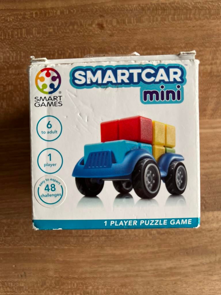 Smart Games - Smartcar Mini, Ophalen of Verzenden, Zo goed als nieuw, Puzzelen