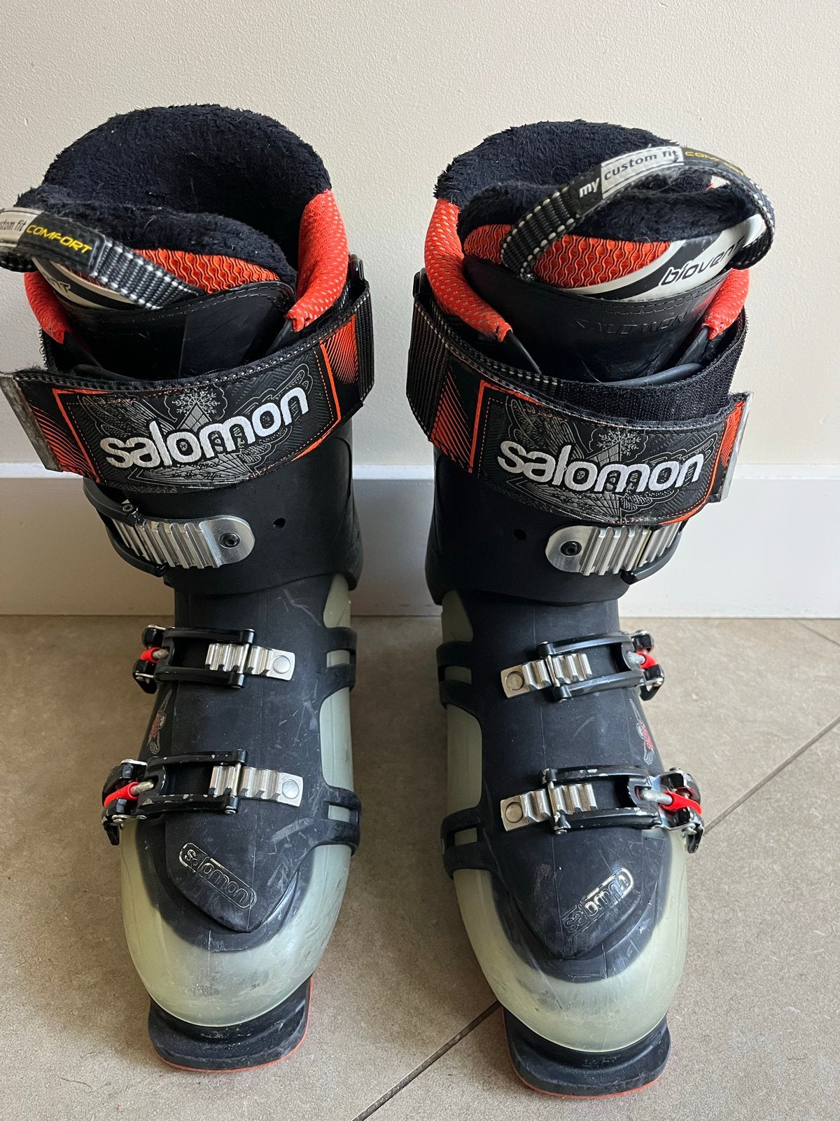 Salomon Quest 90 ski schoenen - Maat 28/28,5 =  43/44, Ophalen, Gebruikt, Schoenen, Salomon