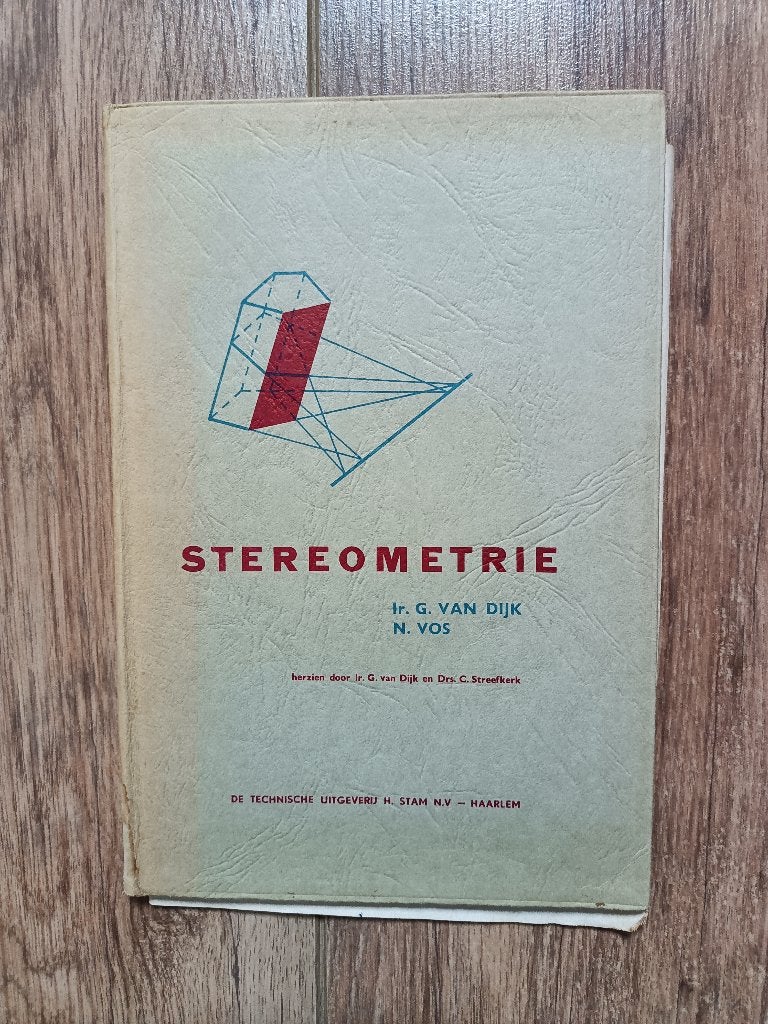 2-delig Vintage Studieboek Stereometrie, Ophalen of Verzenden