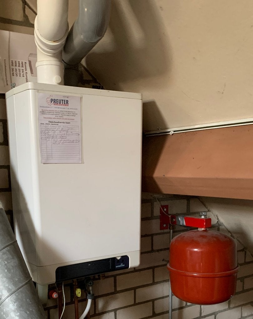 Intergas Kombi Kompakt HR 28/24 CV-ketel, Ophalen, 30 tot 80 cm, Gebruikt, Hoog rendement (Hr)