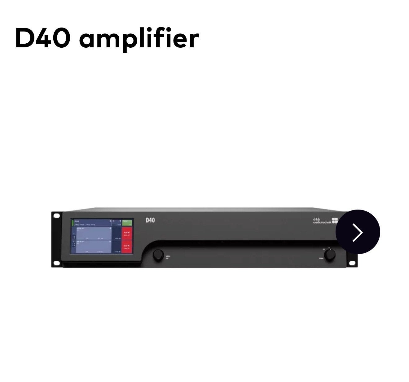 Gezocht: D&B D40, D80 versterker, Overige merken, Ophalen of Verzenden, 120 watt of meer, Gebruikt