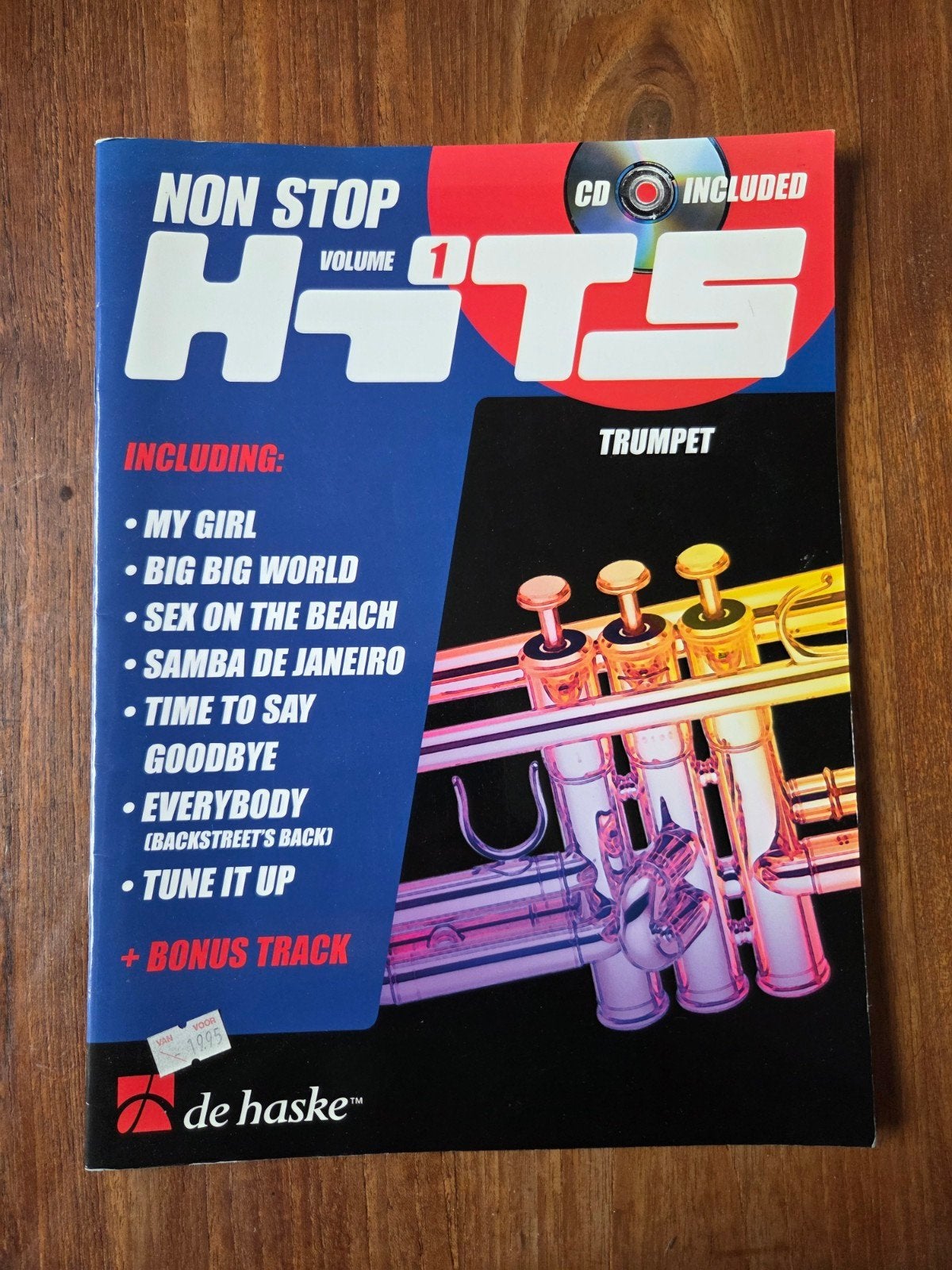 Non Stop Hits - Muziekboek met CD voor blaasinstrumenten, Overige soorten, Zo goed als nieuw, Populair, Verzenden