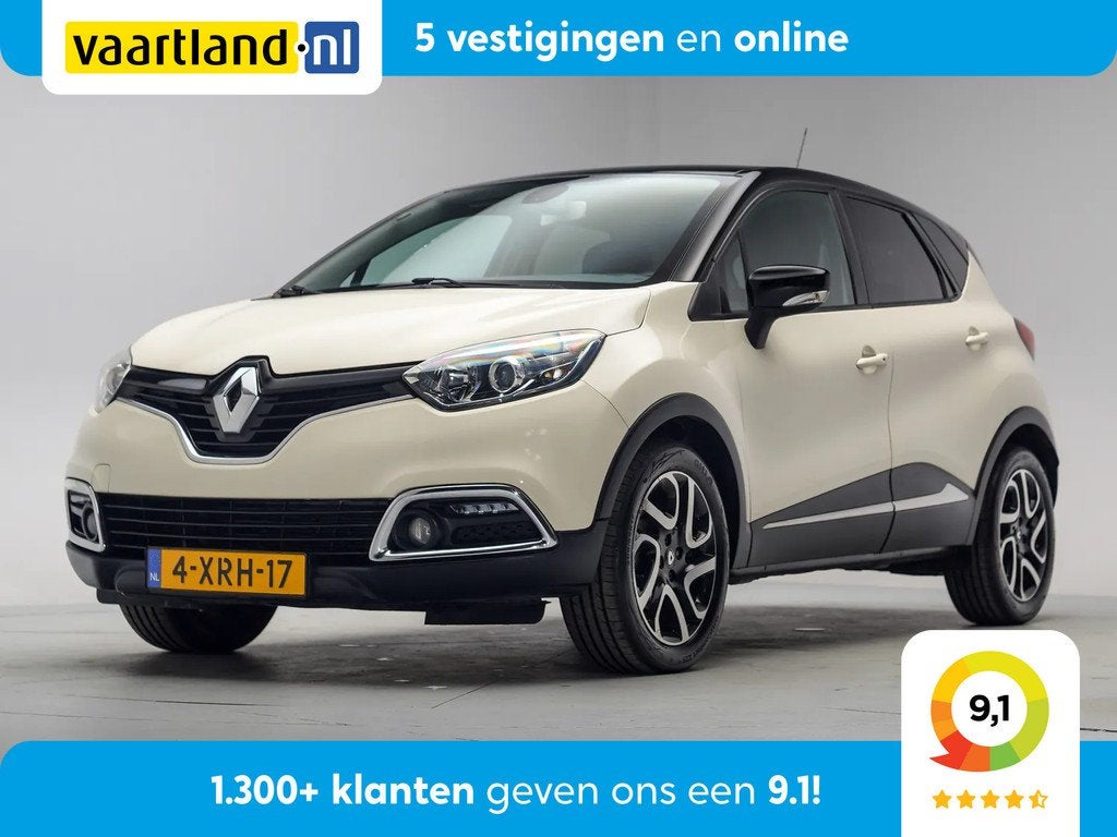 Renault Captur 1.2 TCe Dynamique Aut. [ Navigatie Cruise Cam, Auto's, Renault, 4 cilinders, Wit, Origineel Nederlands, 19 km/l