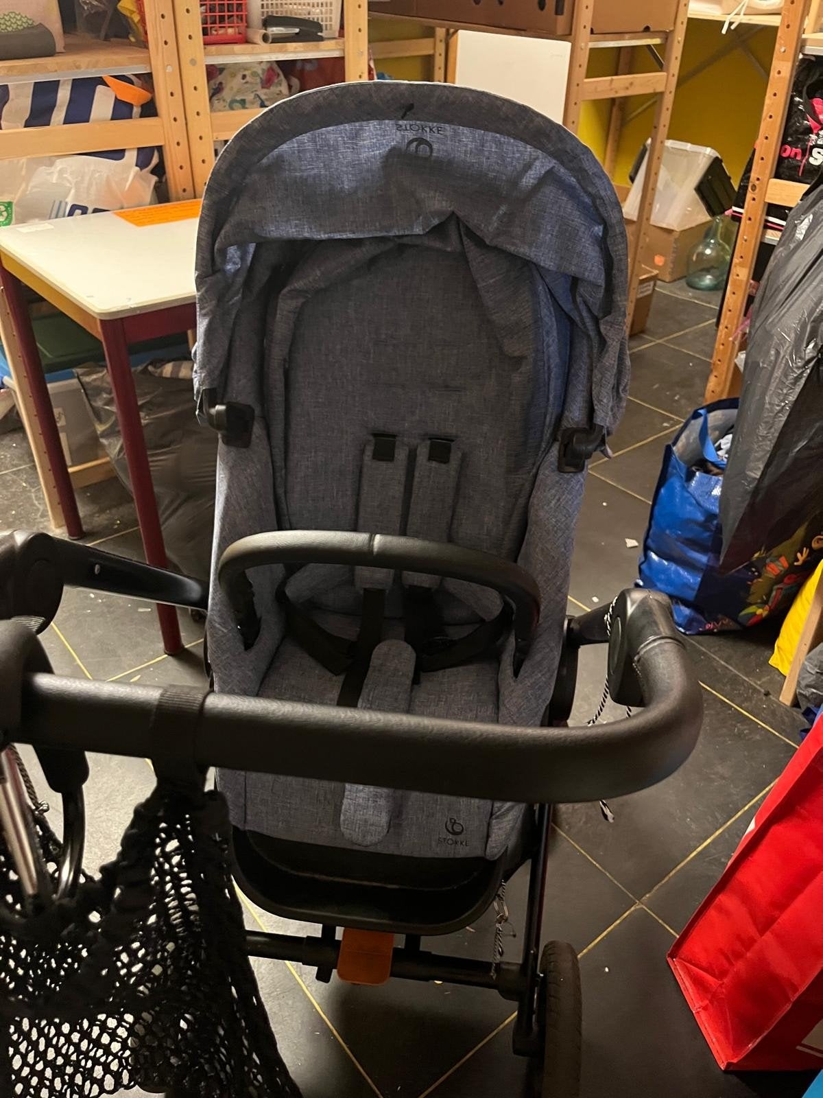 Stokke Beat kinderwagen, grijs. WD-18., Kinderen en Baby's, Buggy's, Ophalen