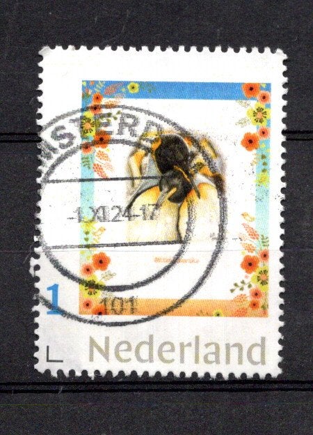 gestempelde zegel. persoonlijke: spin, Ophalen of Verzenden, Na 1940, Gestempeld
