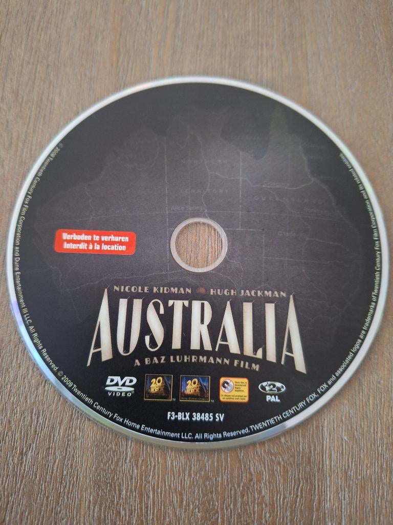 Australia - Nicole Kidman, Hugh Jackman, Vanaf 12 jaar, Ophalen of Verzenden, Zo goed als nieuw, Actie