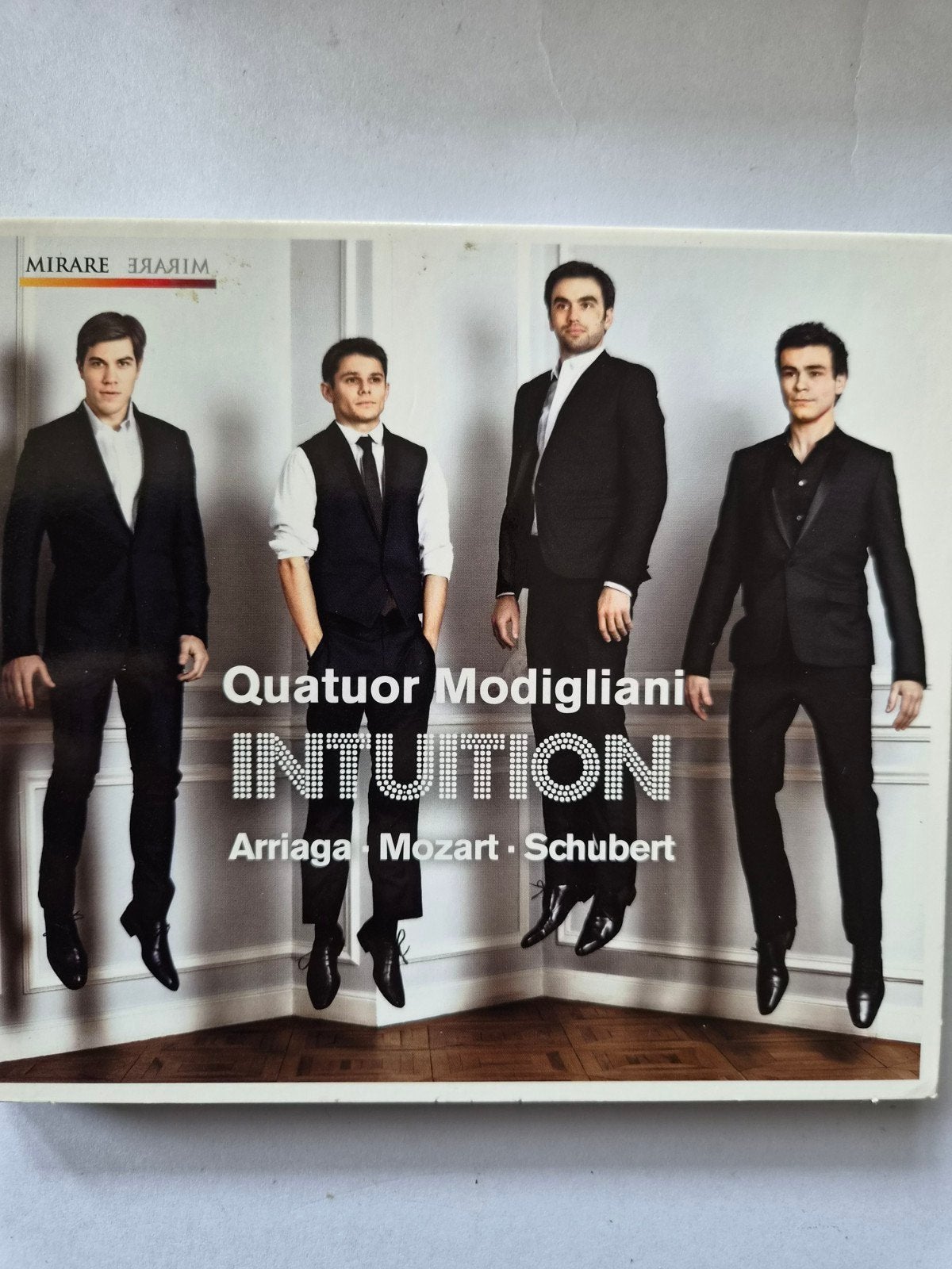 Quatuor Modigliani - Intuition (Arriaga, Mozart, Schubert), Inclusief boekje, Kamermuziek, Mozart, Ophalen of Verzenden