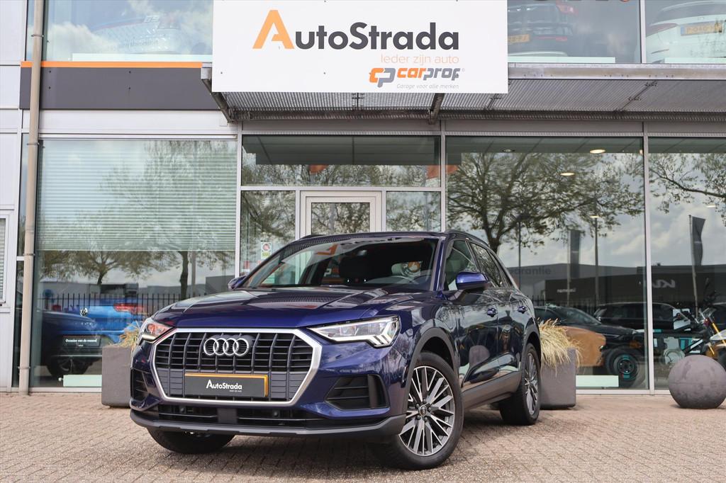 Audi Q3 45 Business Edition TFSI e 245pk | Cruise | Climate, Stof, Blauw, Hybride Elektrisch/Benzine, SUV of Terreinwagen