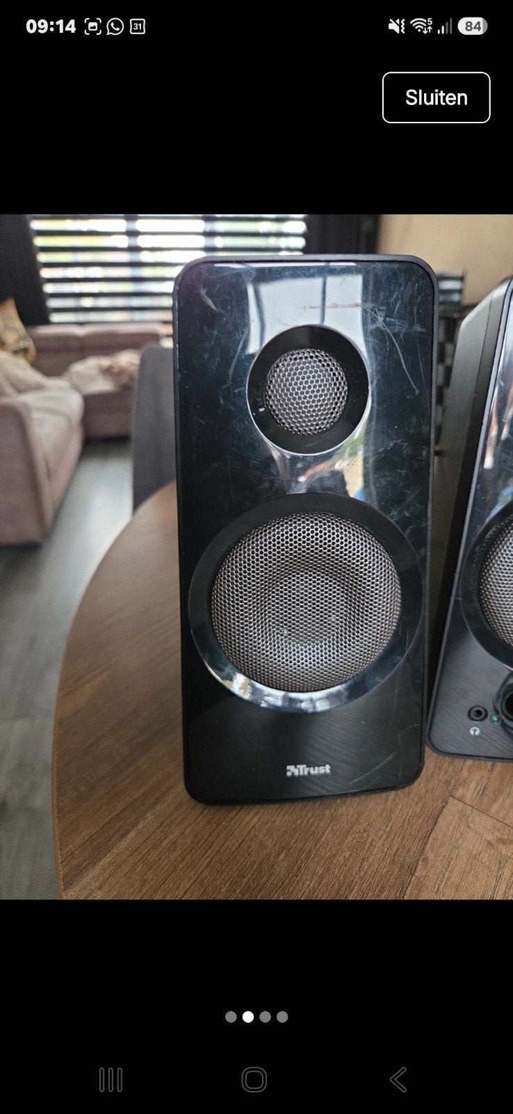 Trust luidsprekers, Ophalen of Verzenden, Minder dan 60 watt, Overige merken