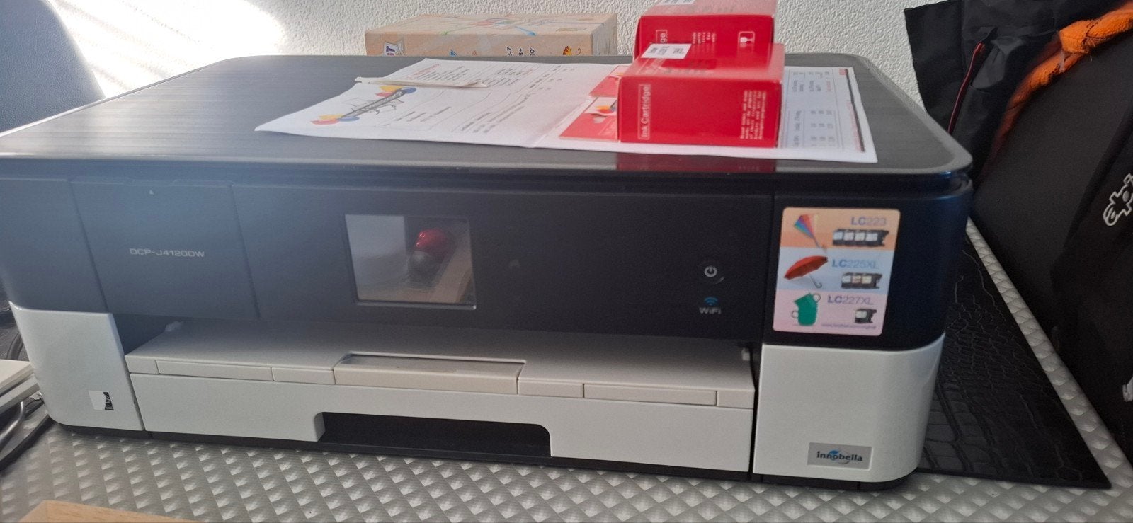 Brother DCP-J4120DW All-in-One, gaat niet aan, Inkjetprinter, All-in-one, Draadloos, Ophalen of Verzenden