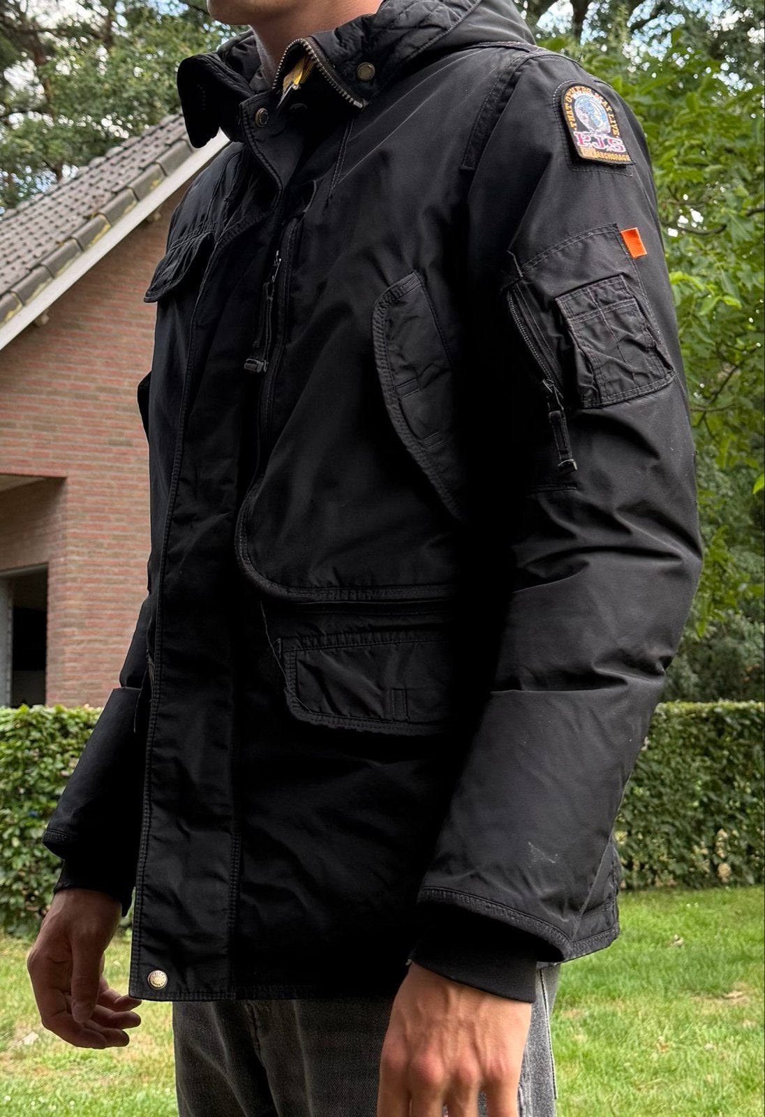 Parajumpers Gobi Bomber Zwart - kinderjas, Ophalen of Verzenden, Zo goed als nieuw