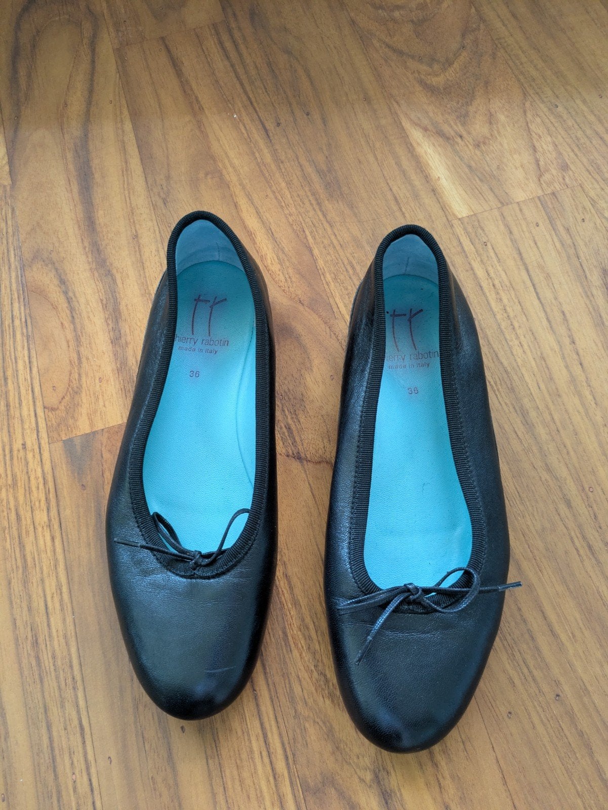 Thierry Rabotin ballerinas, maat 36, kleur- zwart, Zwart, Zo goed als nieuw, Thierry Rabotin, Ballerina's