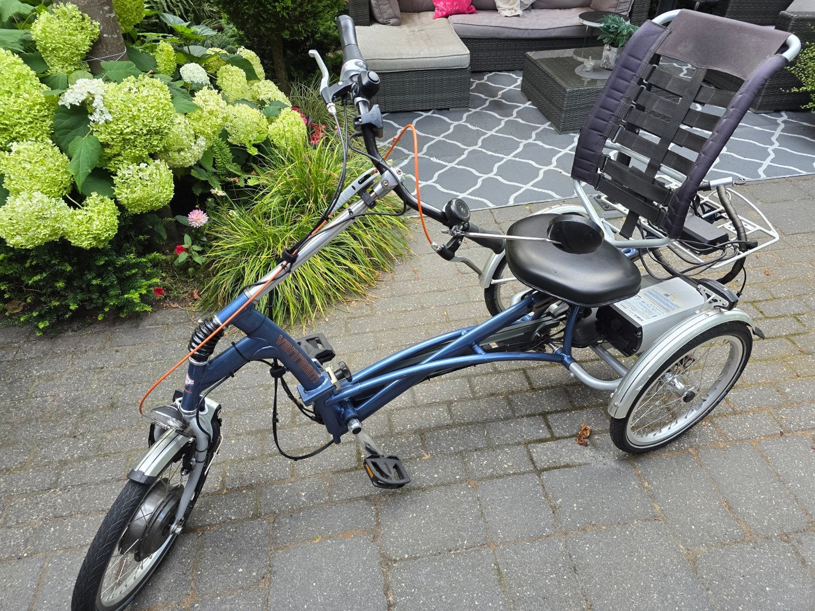 Van Raam Easy Rider driewielerfiets - Nieuwe accu, deelbaar, Ophalen, Zo goed als nieuw, Van Raam Easy Rider