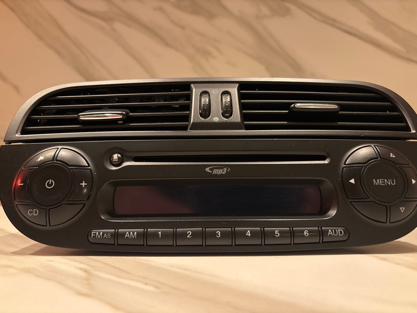 Originele Fiat 500 Radio MP3 - Bosch, Auto diversen, Ophalen of Verzenden, Gebruikt