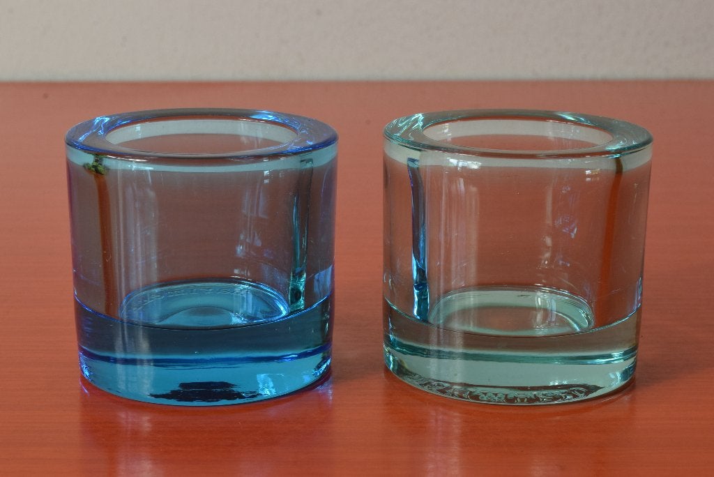 Set van 2 Iittala KIVI Marimekko waxinelichthouders, Ophalen of Verzenden, Glas